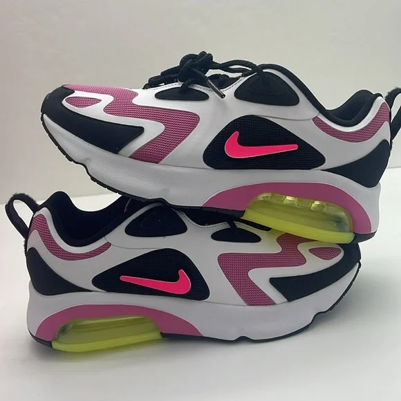 Nike WMNS AIR MAX 200 Sneakers 
BLACK/HYPER PINK CU4745 001 - Picture 15 of 16